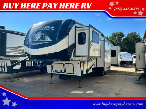 2016 Forest River Sierra 377FLIK for sale at BUY HERE PAY HERE RV in Burleson TX