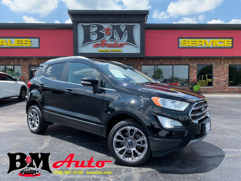 2018 Ford EcoSport for sale at B & M Auto Sales Inc. in Oak Forest IL