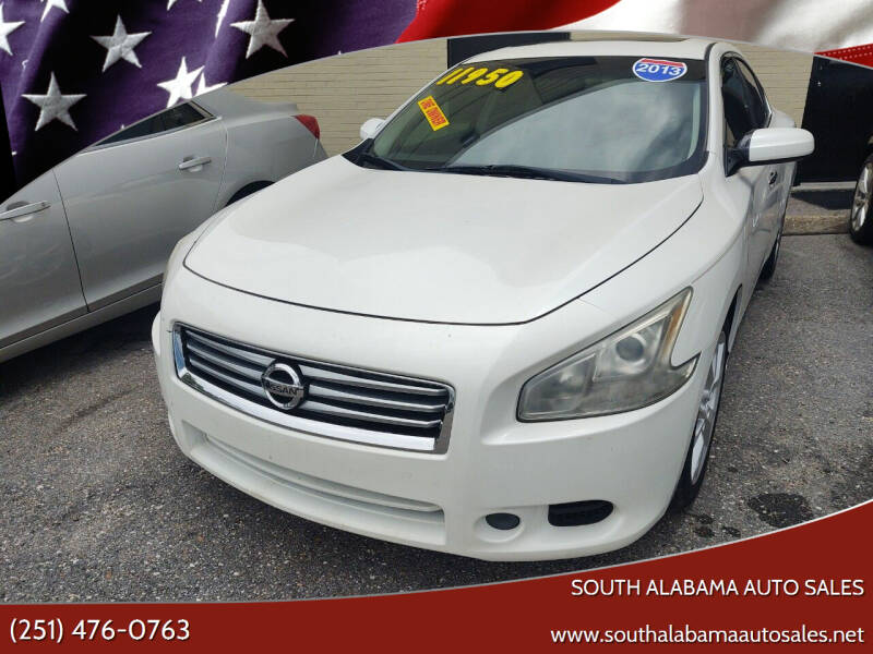 2013 Nissan Maxima for sale at South Alabama Auto Sales in Mobile AL