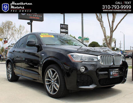 2016 BMW X4 for sale at Hawthorne Motors Pre-Owned in Lawndale CA