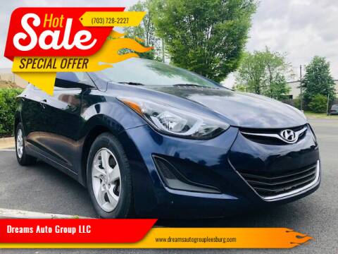 2014 Hyundai Elantra for sale at Dreams Auto Sales LLC in Leesburg VA