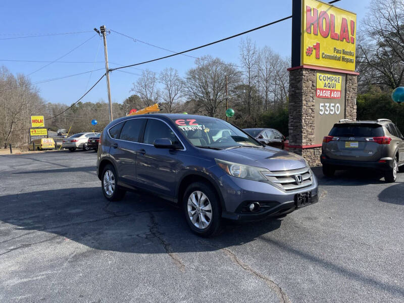 2012 Honda CR-V for sale at NO FULL COVERAGE AUTO SALES LLC in Austell GA