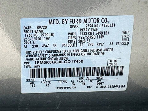 2020 Ford Explorer ST