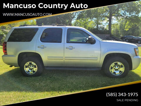 2012 Chevrolet Tahoe for sale at Mancuso Country Auto in Batavia NY