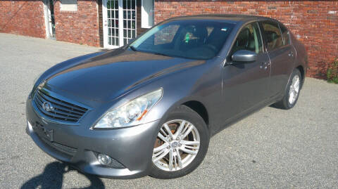 2011 Infiniti G37 Sedan for sale at Tewksbury Used Cars in Tewksbury MA