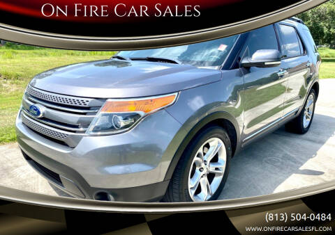 2013 Ford Explorer for sale at On Fire Car Sales in Tampa FL