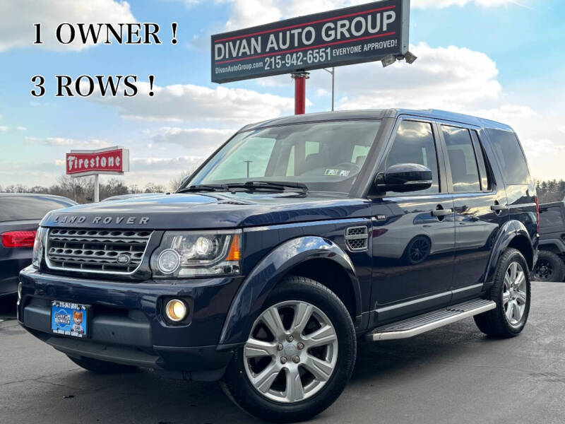 2016 Land Rover LR4 for sale at Divan Auto Group in Feasterville Trevose PA