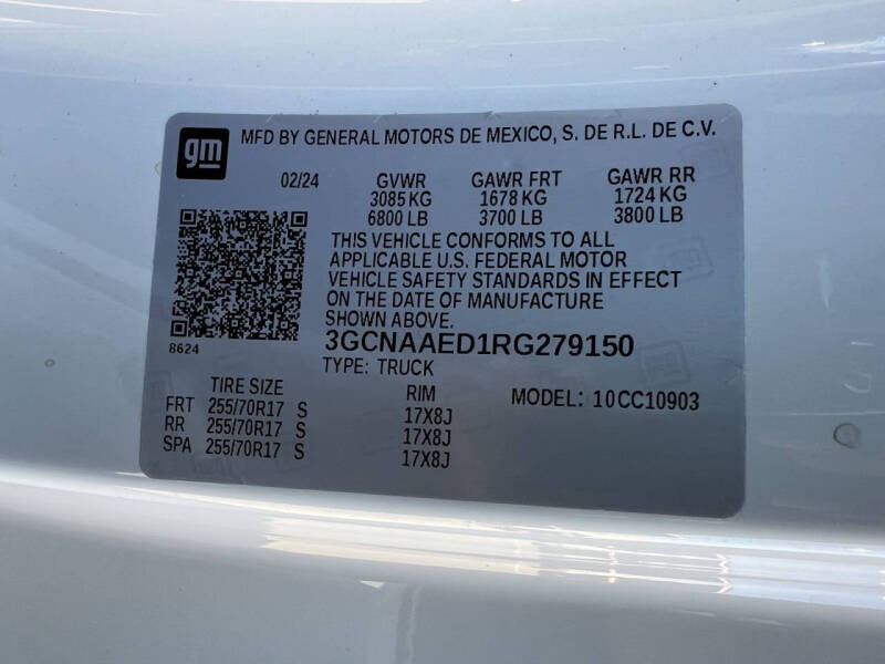 2024 Chevrolet Silverado 1500 Work Truck