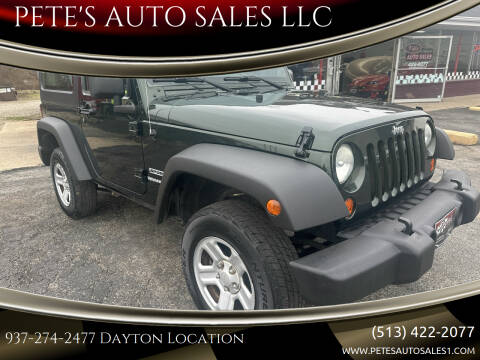 2011 Jeep Wrangler for sale at PETE'S AUTO SALES LLC - Dayton in Dayton OH