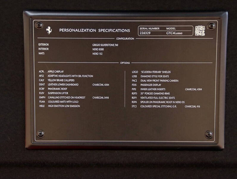 2017 Ferrari GTC4Lusso