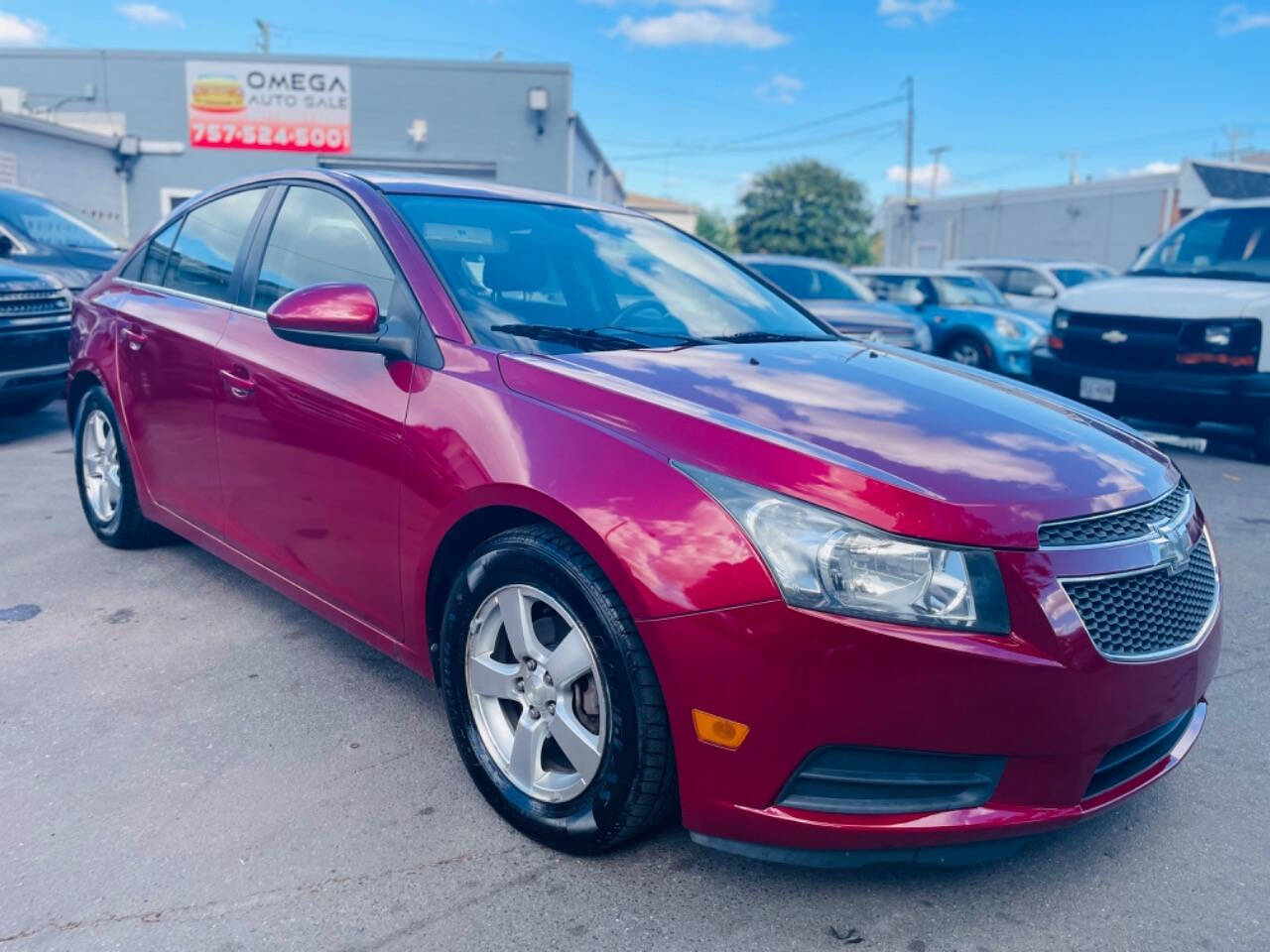 2014 Chevrolet Cruze for sale at Omega Auto Sales in Chesapeake, VA