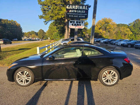 2009 Infiniti G37 Convertible