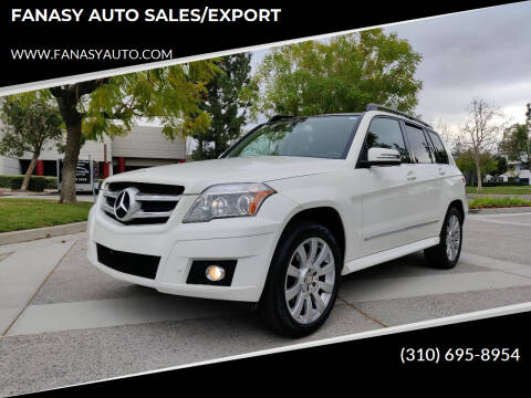 2010 Mercedes-Benz GLK for sale at FANASY AUTO SALES/EXPORT in Yorba Linda CA