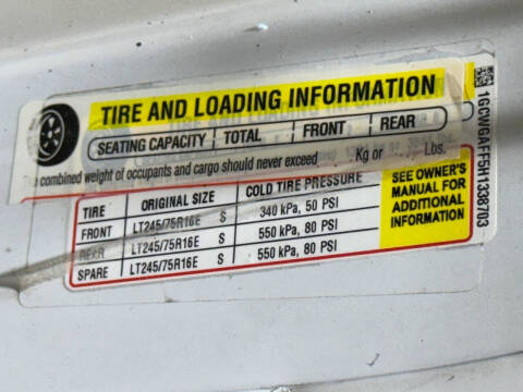 2017 Chevrolet Express 2500