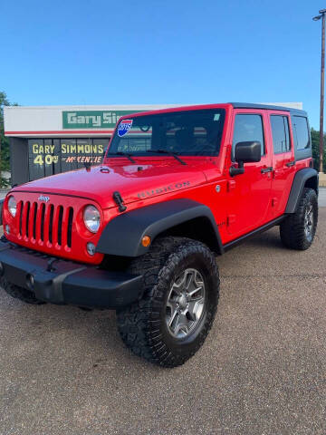 2015 Jeep Wrangler Unlimited for sale at Gary Simmons Lease - Sales in Mckenzie TN