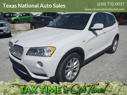 2014 BMW X3 for sale at Texas National Auto Sales in San Antonio TX