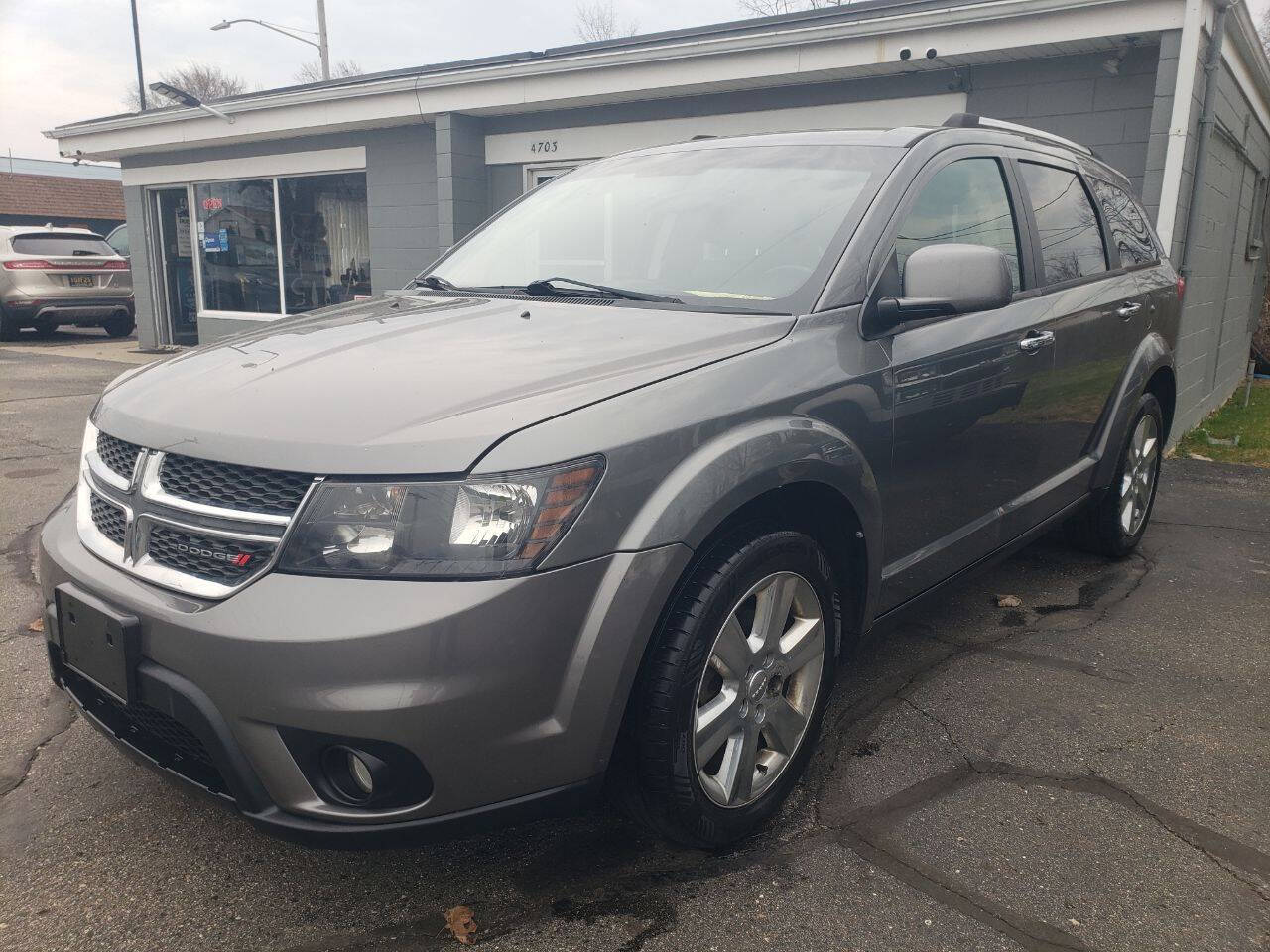 Gray 2013 Dodge Journey Crew AWD Crew 4dr SUV 2