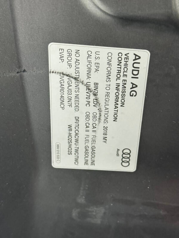 2018 Audi S5 Sportback 3.0T quattro Prestige