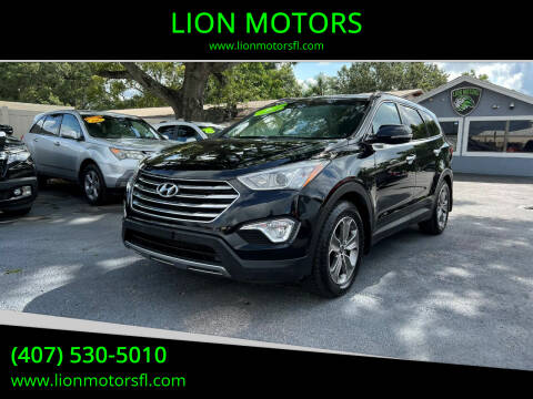 2014 Hyundai Santa Fe for sale at LION MOTORS in Orlando FL