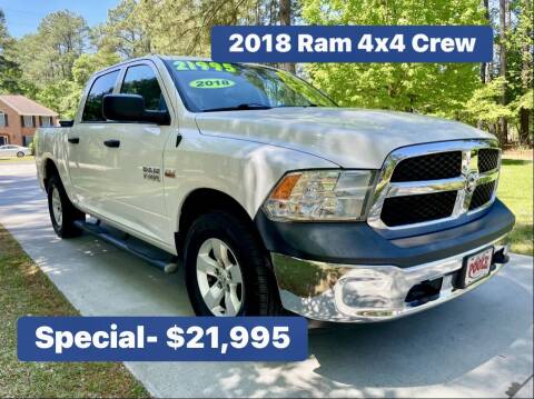 2018 RAM 1500 for sale at Poole Automotive in Laurinburg NC