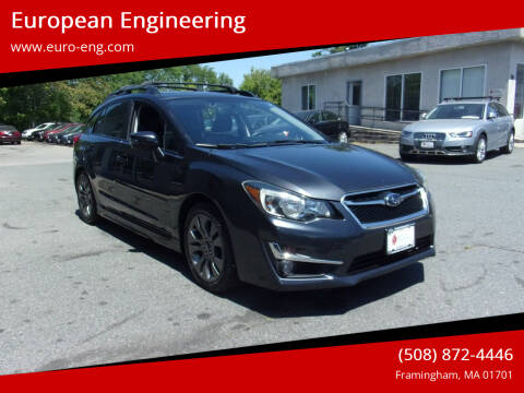 2015 Subaru Impreza for sale at European Engineering in Framingham MA