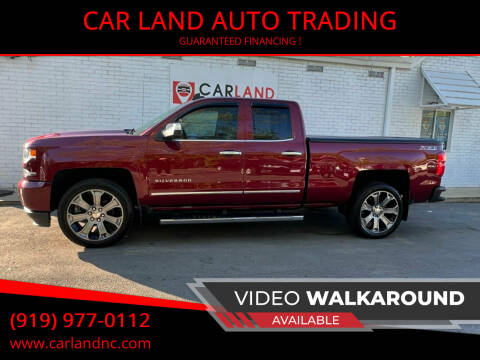 2016 Chevrolet Silverado 1500 for sale at CAR LAND  AUTO TRADING in Raleigh NC