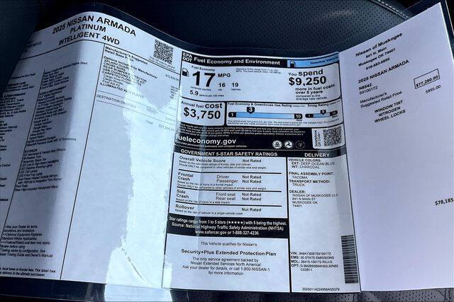 2025 Nissan Armada Platinum
