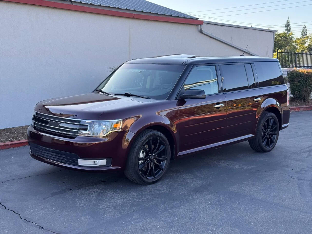 Red 2019 Ford Flex SEL SEL 4dr Crossover 2