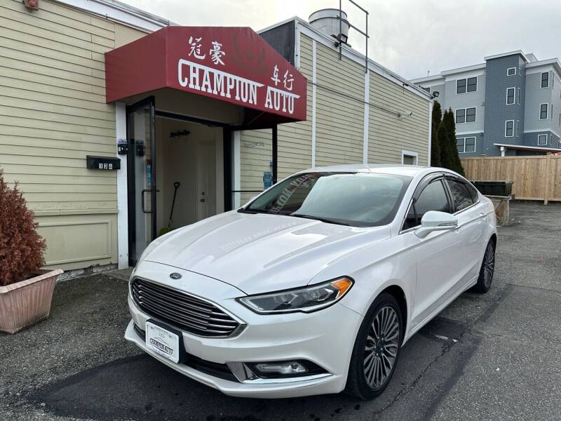 2017 Ford Fusion for sale at Champion Auto LLC in Quincy MA