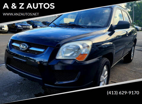 2009 Kia Sportage for sale at A & Z AUTOS in Westfield MA