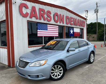 2014 Chrysler 200 for sale at Cars On Demand 2 in Pasadena TX