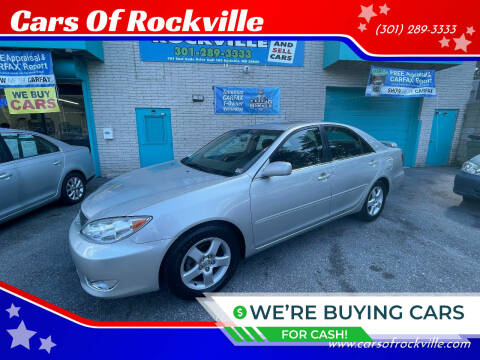 2005 Toyota Camry for sale at Cars Of Rockville in Rockville MD
