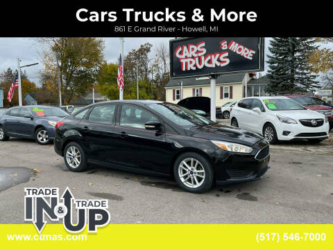 2016 Ford Focus for sale at Cars Trucks & More in Howell MI