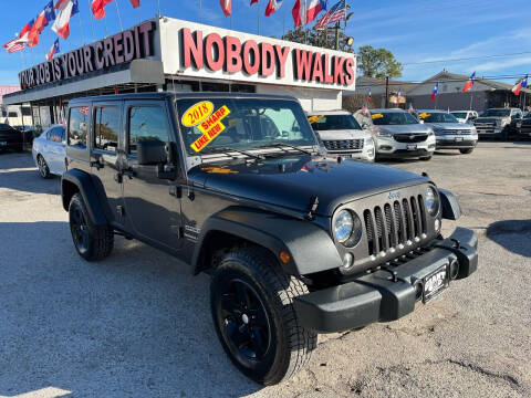 2018 Jeep Wrangler JK Unlimited for sale at Giant Auto Mart in Houston TX
