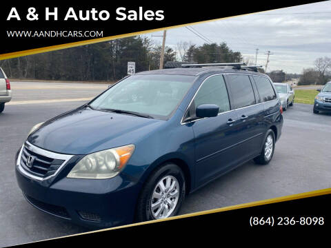 2009 Honda Odyssey for sale at A & H Auto Sales in Greenville SC
