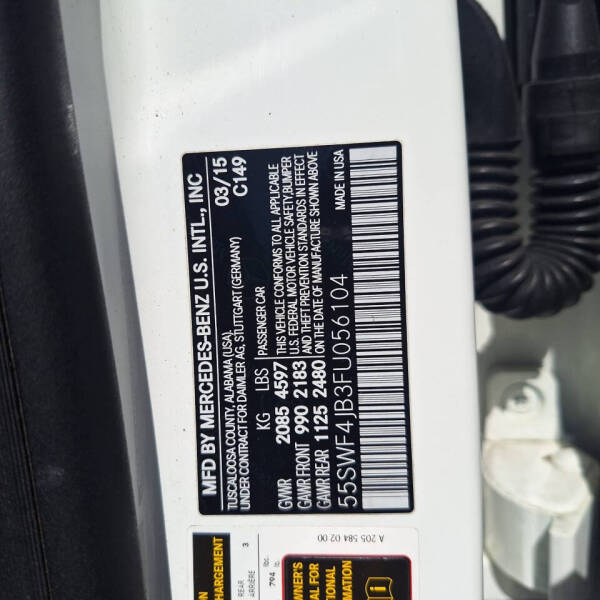 2015 Mercedes-Benz C-Class C 300