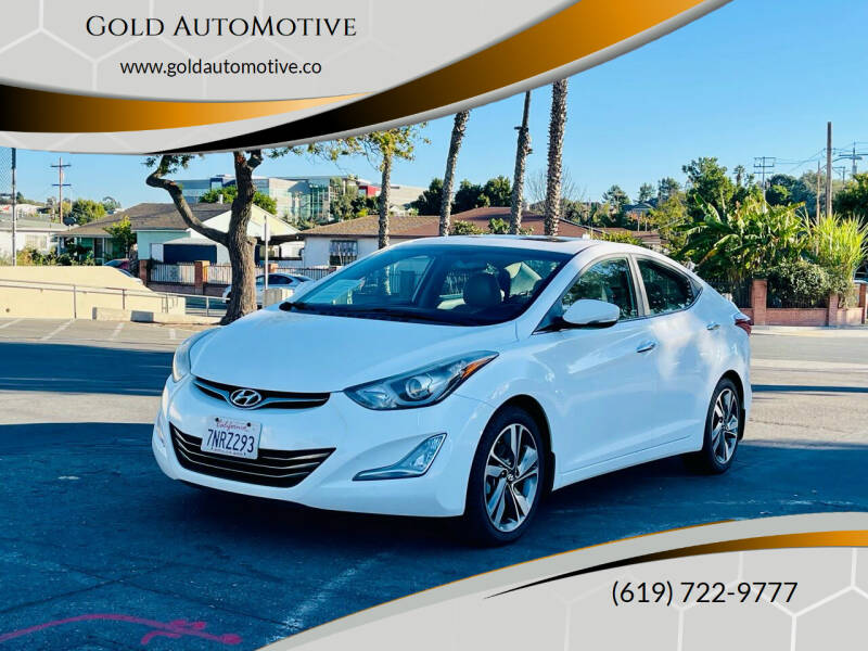 2014 Hyundai Elantra for sale at Gold AutoMotive in San Diego CA