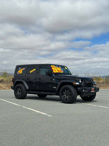 2019 Jeep Wrangler Unlimited for sale at Valdez Auto Sales in Gonzales CA