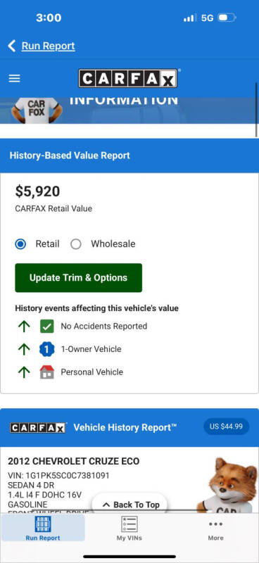 2012 Chevrolet Cruze ECO's photo