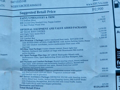 2014 Mercedes-Benz S-Class S 550