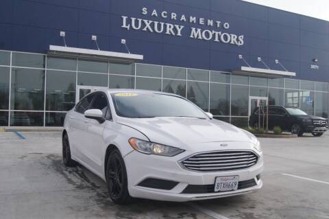 2018 Ford Fusion for sale at Sacramento Luxury Motors in Rancho Cordova CA