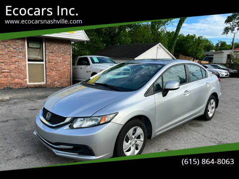 2013 Honda Civic for sale at Ecocars Inc. in Nashville TN