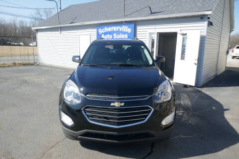2016 Chevrolet Equinox for sale at SCHERERVILLE AUTO SALES in Schererville IN