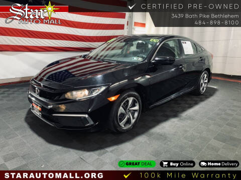2021 Honda Civic for sale at STAR AUTO MALL 512 in Bethlehem PA