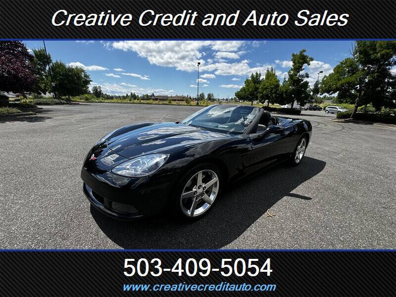 2006 Chevrolet Corvette for sale at Creative Credit & Auto Sales in Salem OR