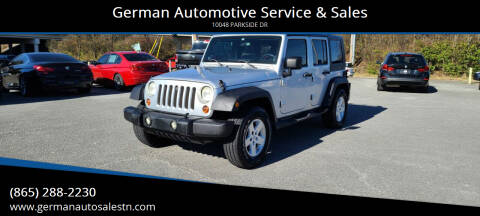 2009 Jeep Wrangler Unlimited for sale at German Automotive Service & Sales in Knoxville TN