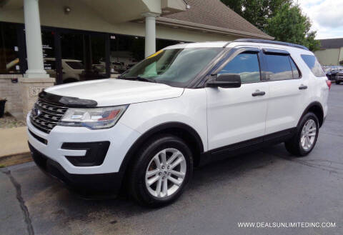 2017 Ford Explorer for sale at DEALS UNLIMITED INC in Portage MI