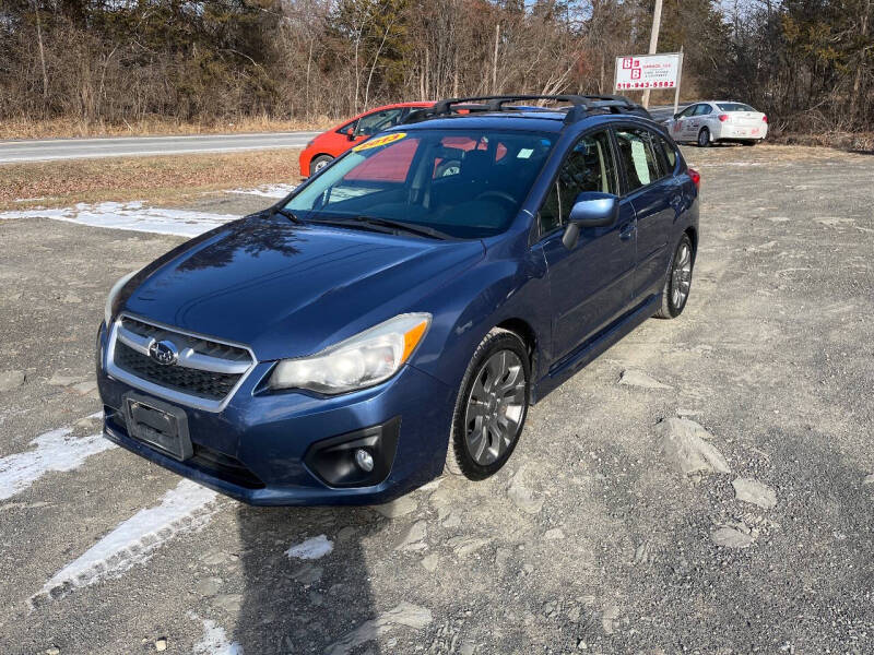 2013 Subaru Impreza for sale at B & B GARAGE LLC in Catskill NY