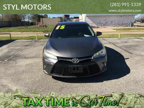 2015 Toyota Camry for sale at STYL MOTORS in Pasadena TX