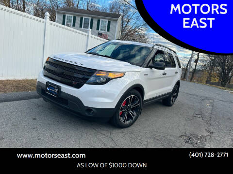 2014 Ford Explorer for sale at MOTORS EAST in Cumberland RI